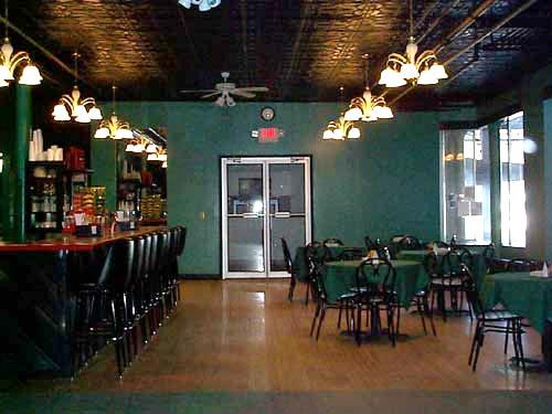 Cafe seating area